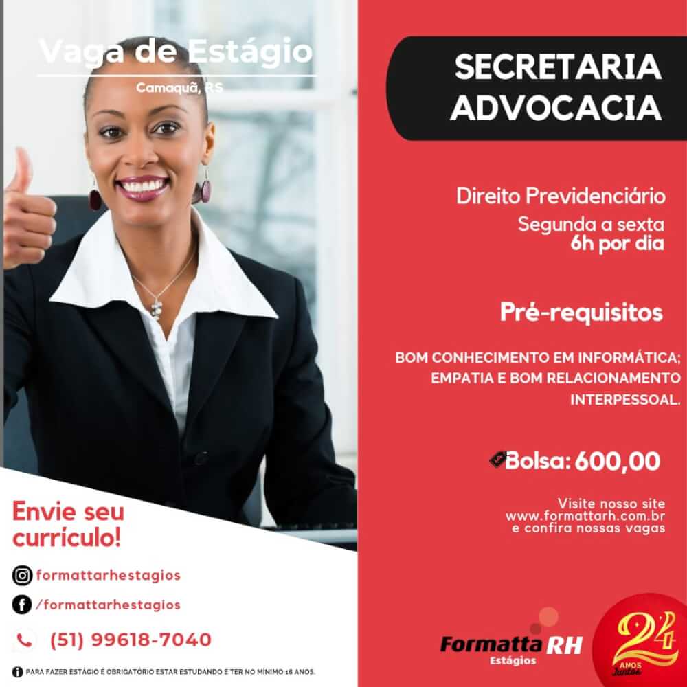 Estágio – Escritório de Advocacia – Graduação em Direito